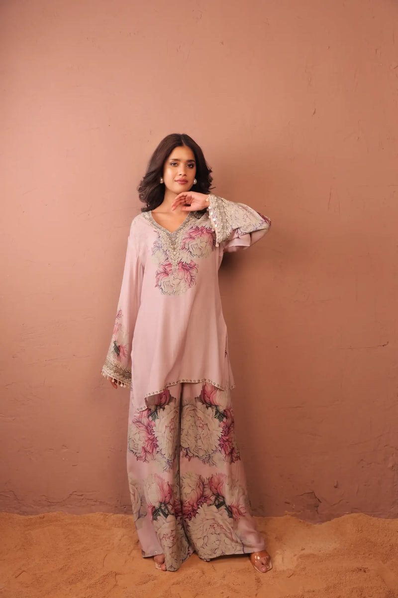 Carnation Crush - Tunic Set