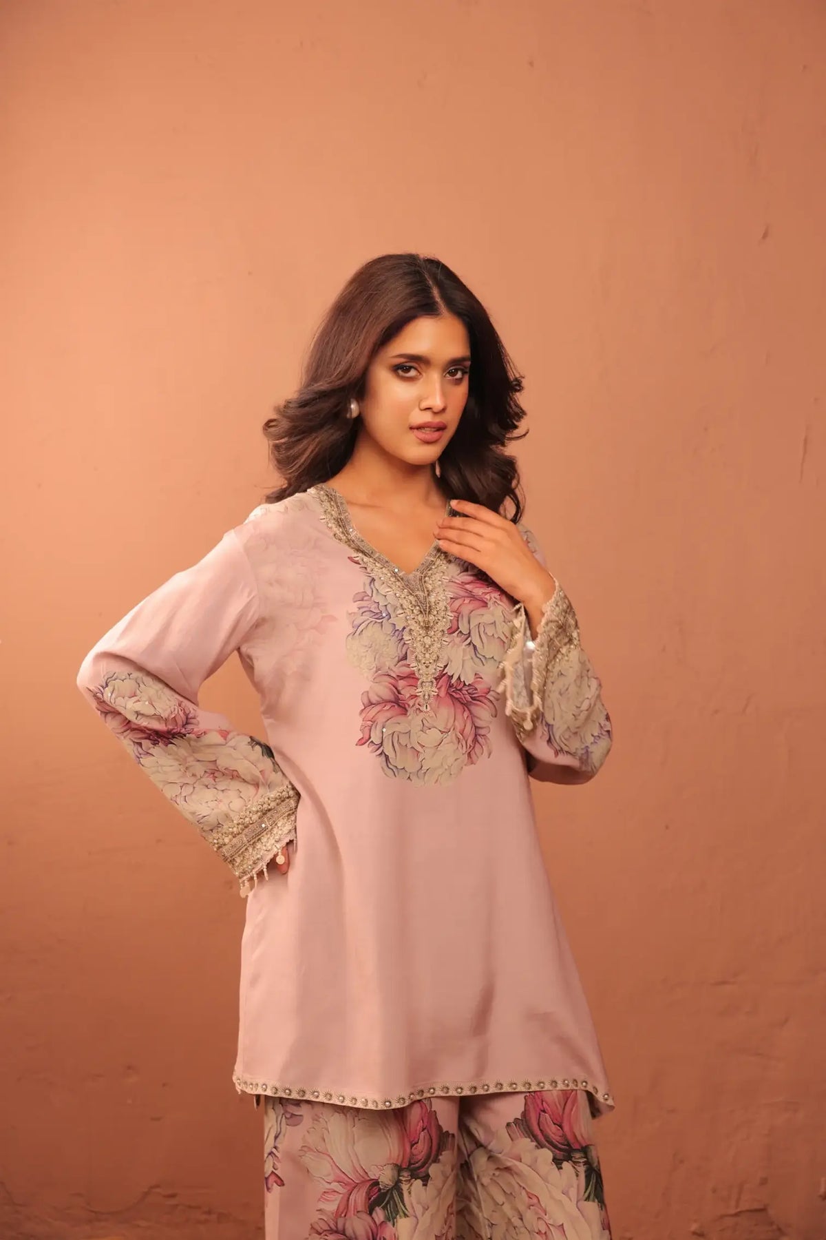 Carnation Crush - Tunic Set