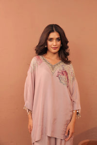 Carnation Crush - Kimono Tunic Set
