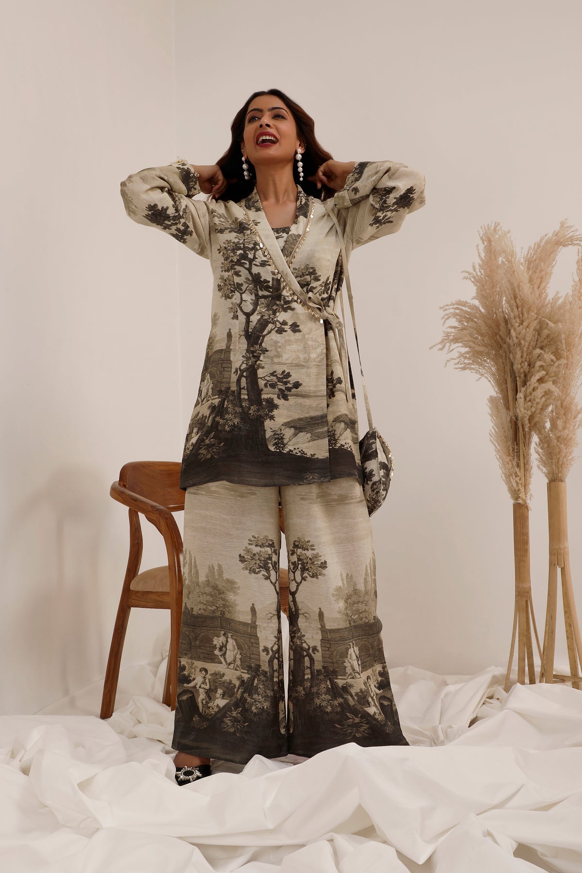 Vanya  Monochrome - Blazer Co-ord Set