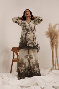 Vanya  Monochrome - Blazer Co-ord Set