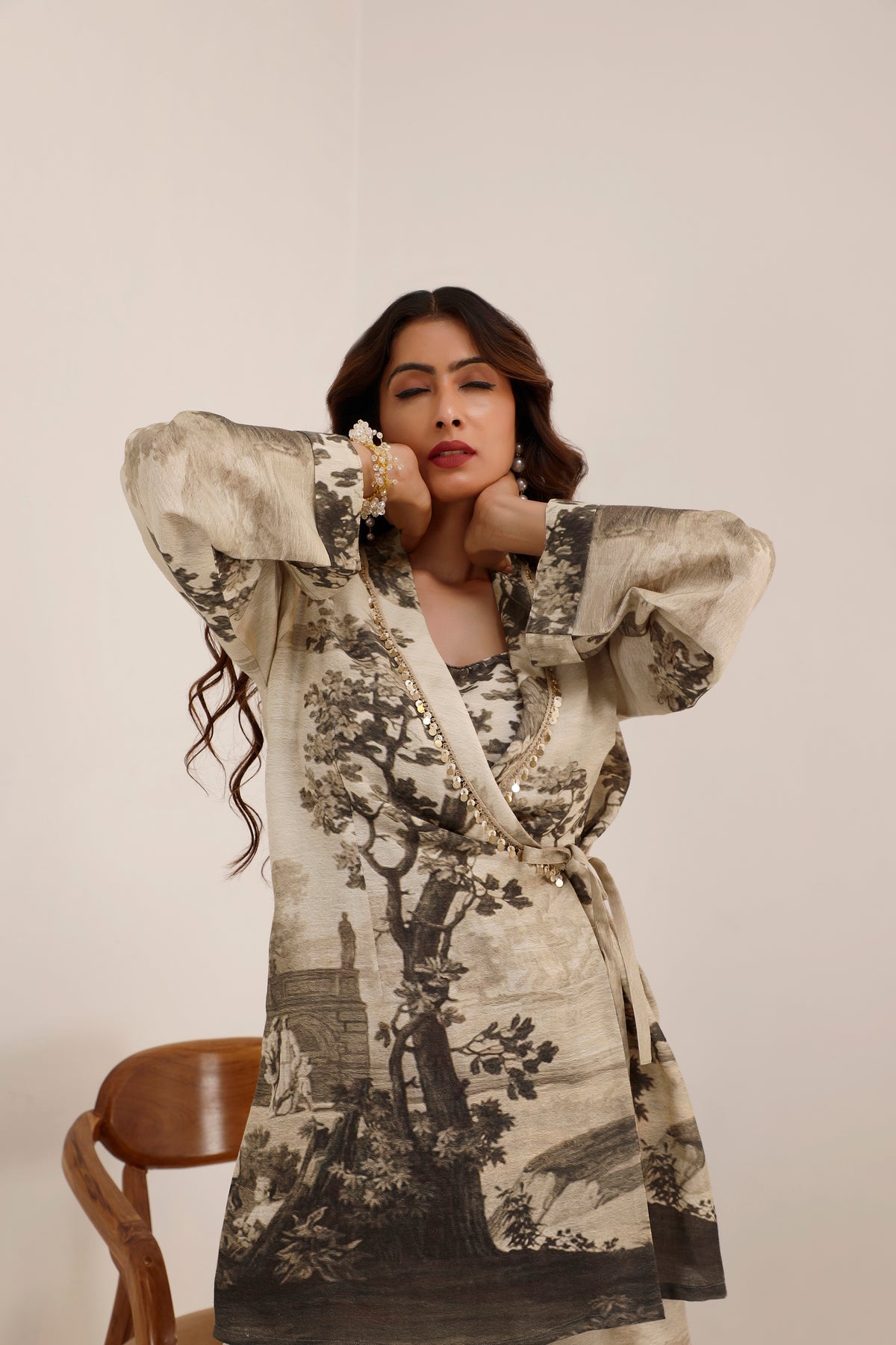Vanya  Monochrome - Blazer Co-ord Set