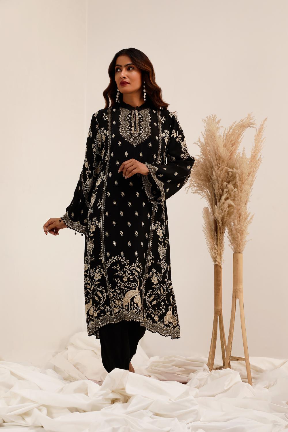 Gulshan - A-line kurta set