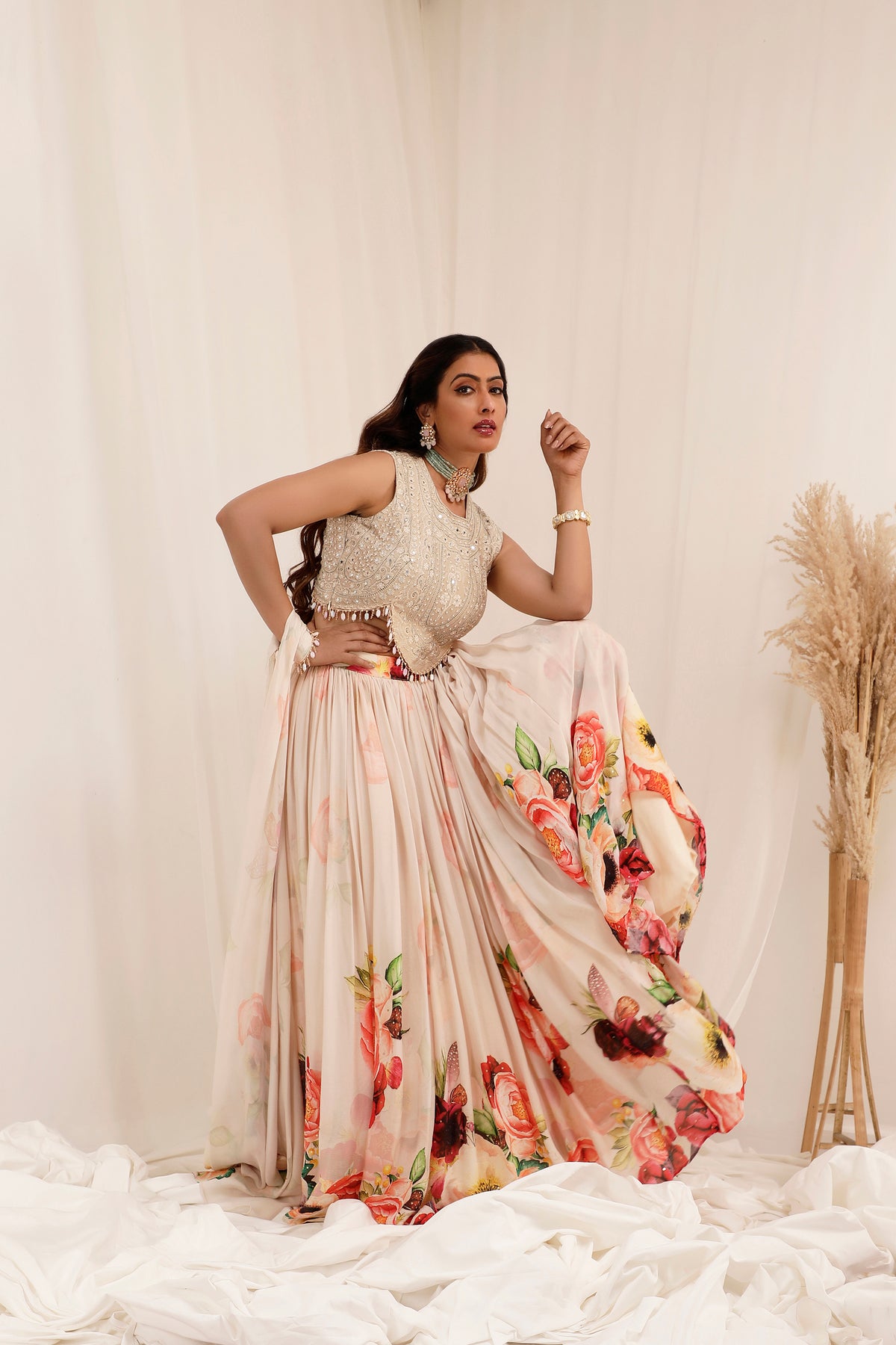 Gul Dasta Lehenga Set