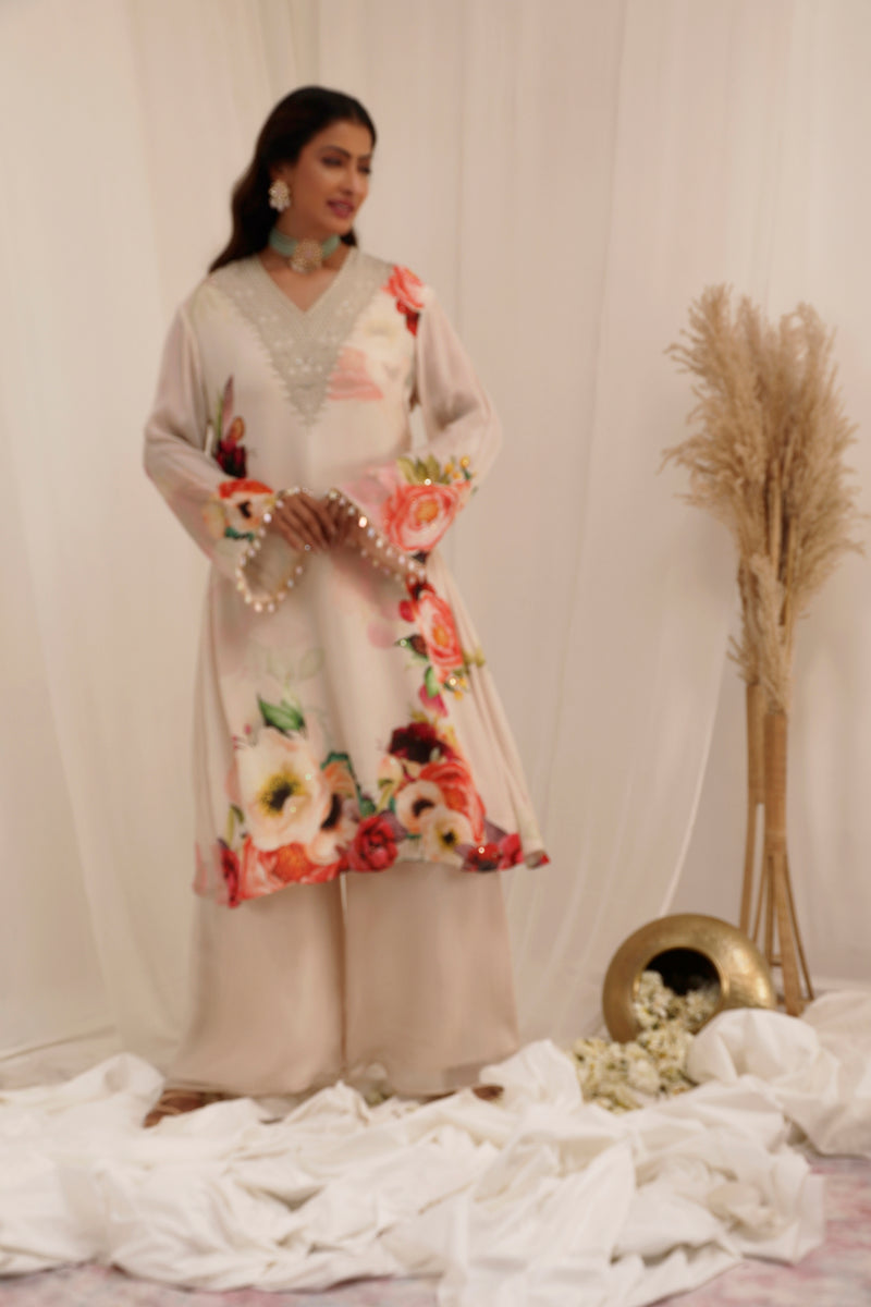 Gul Dasta A-line kurta set