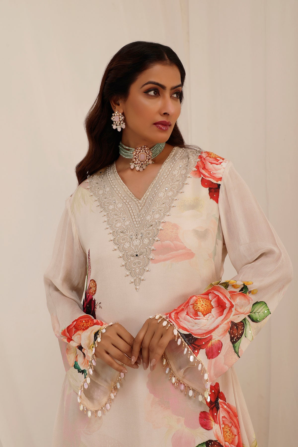 Gul Dasta A-line kurta set