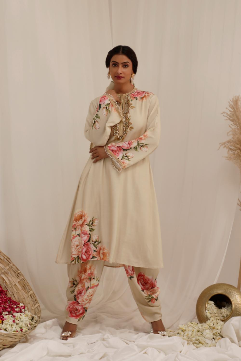 Gul Kand - A-Line Kurta Set