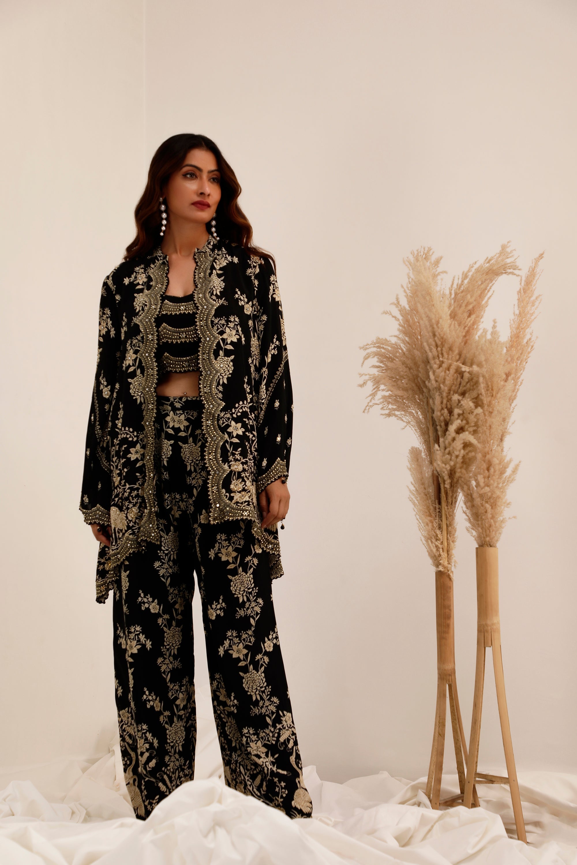 The latest trend in fusion fashion: Indo-Western blazer co-ord sets