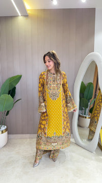 Rooh - Aline with Plazo & Dupatta