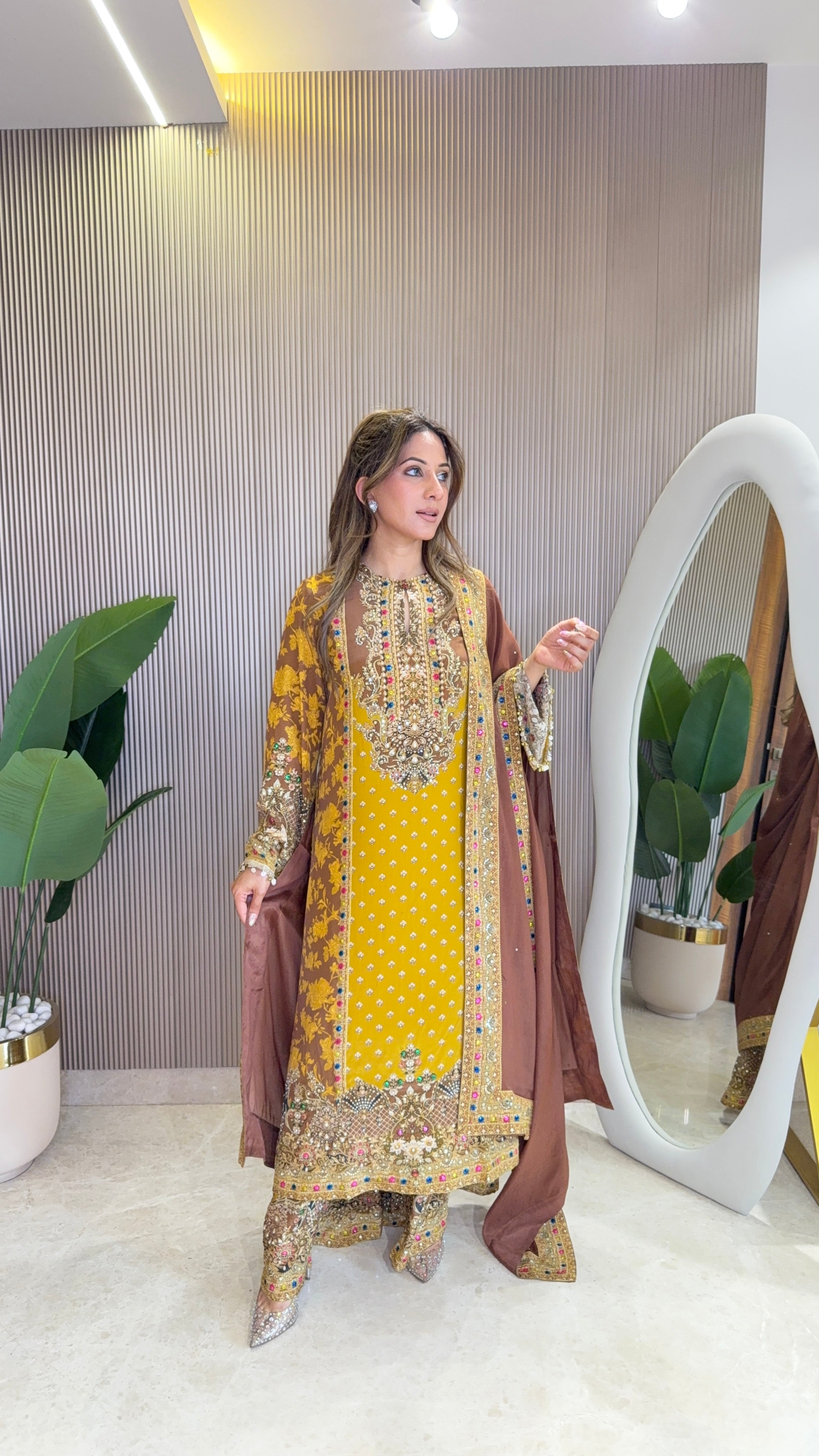 Rooh - Aline with Plazo & Dupatta
