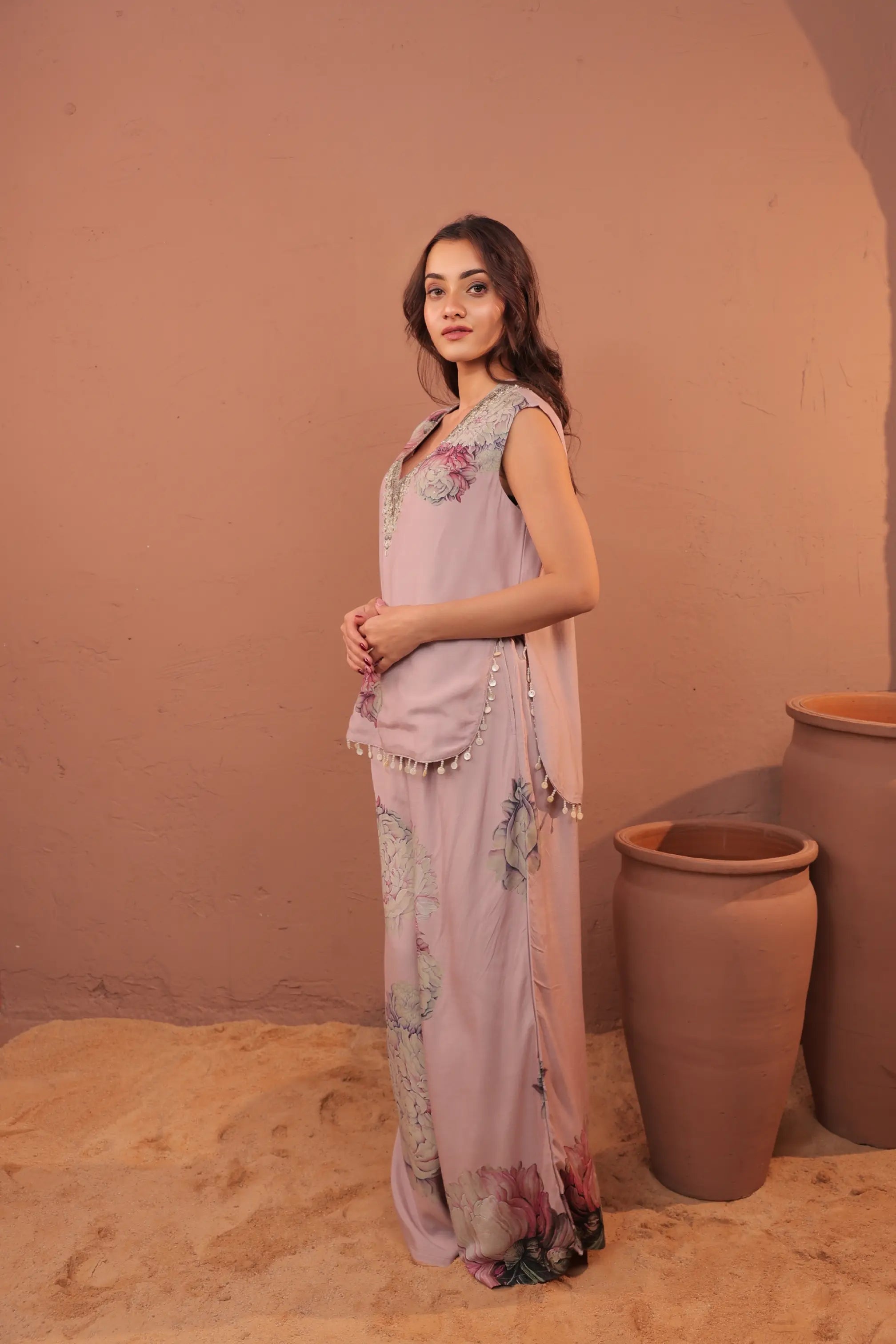 Carnation Crush - Vest Co-ord Set