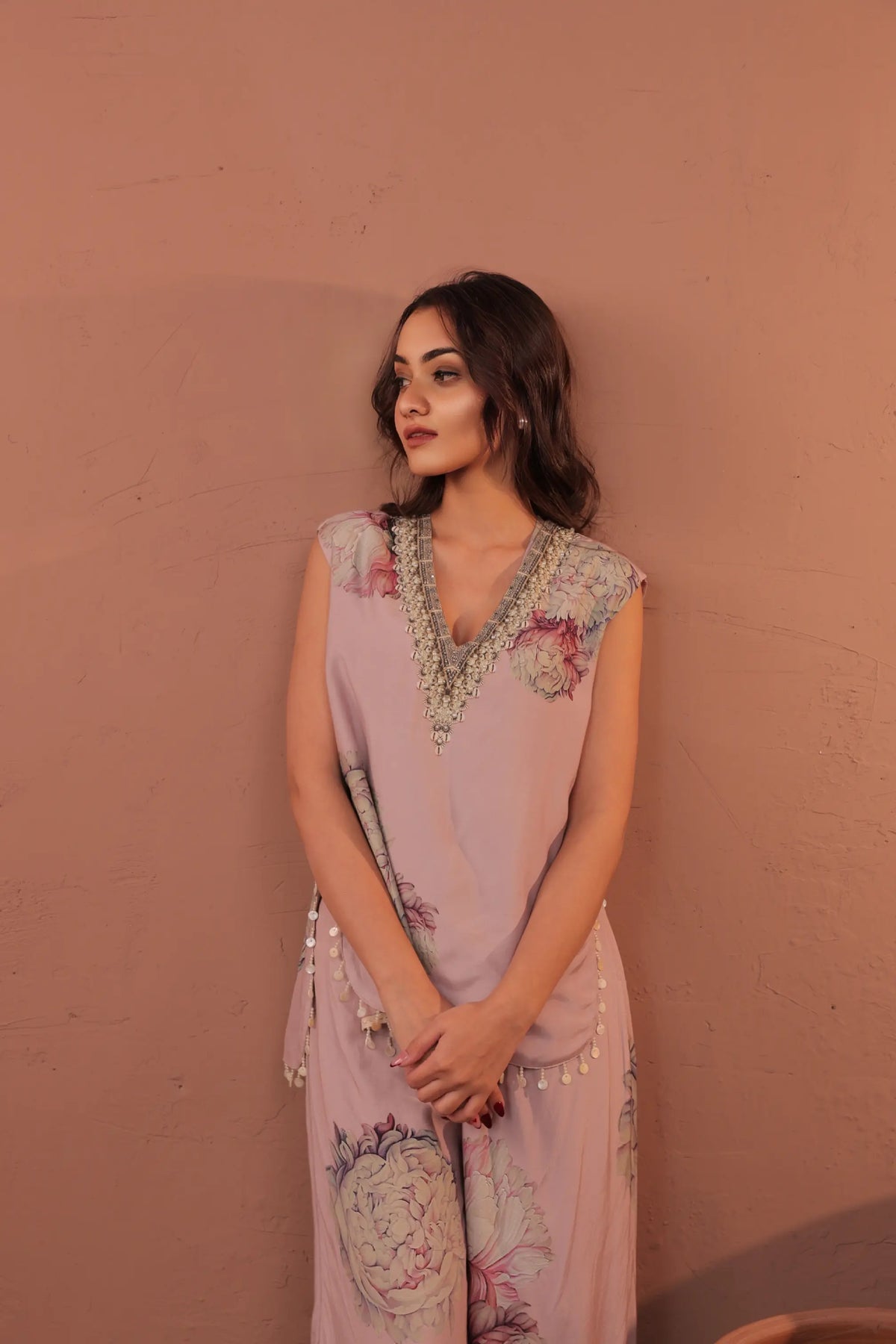 Carnation Crush - Vest Co-ord Set