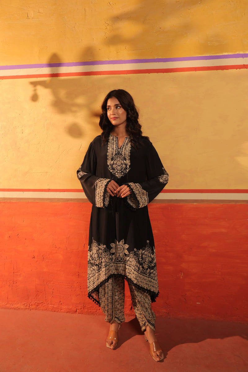 Pandora - Asymmetric Kurta Set