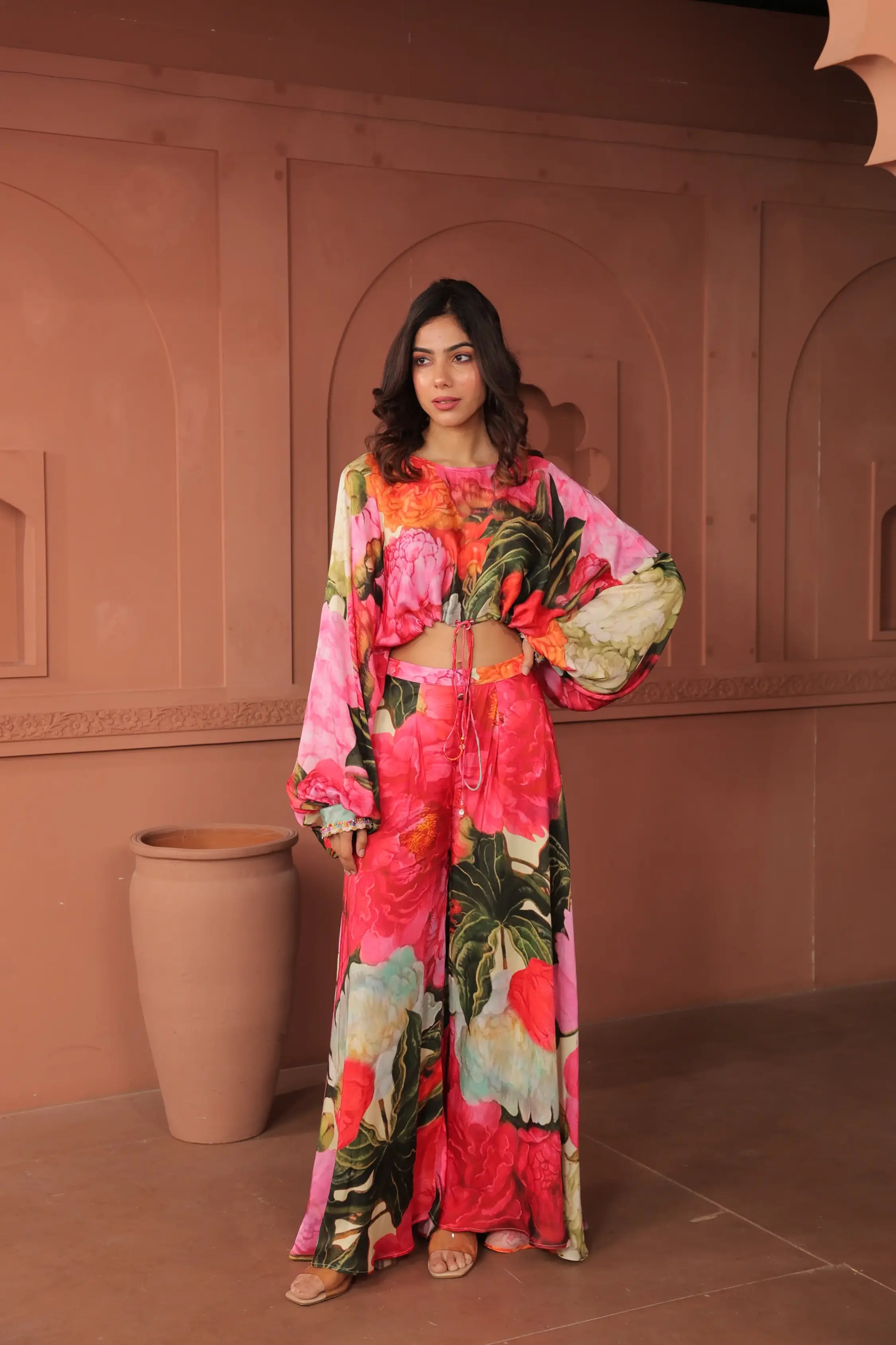 Bageecha - Slouch Crop Top with Pants