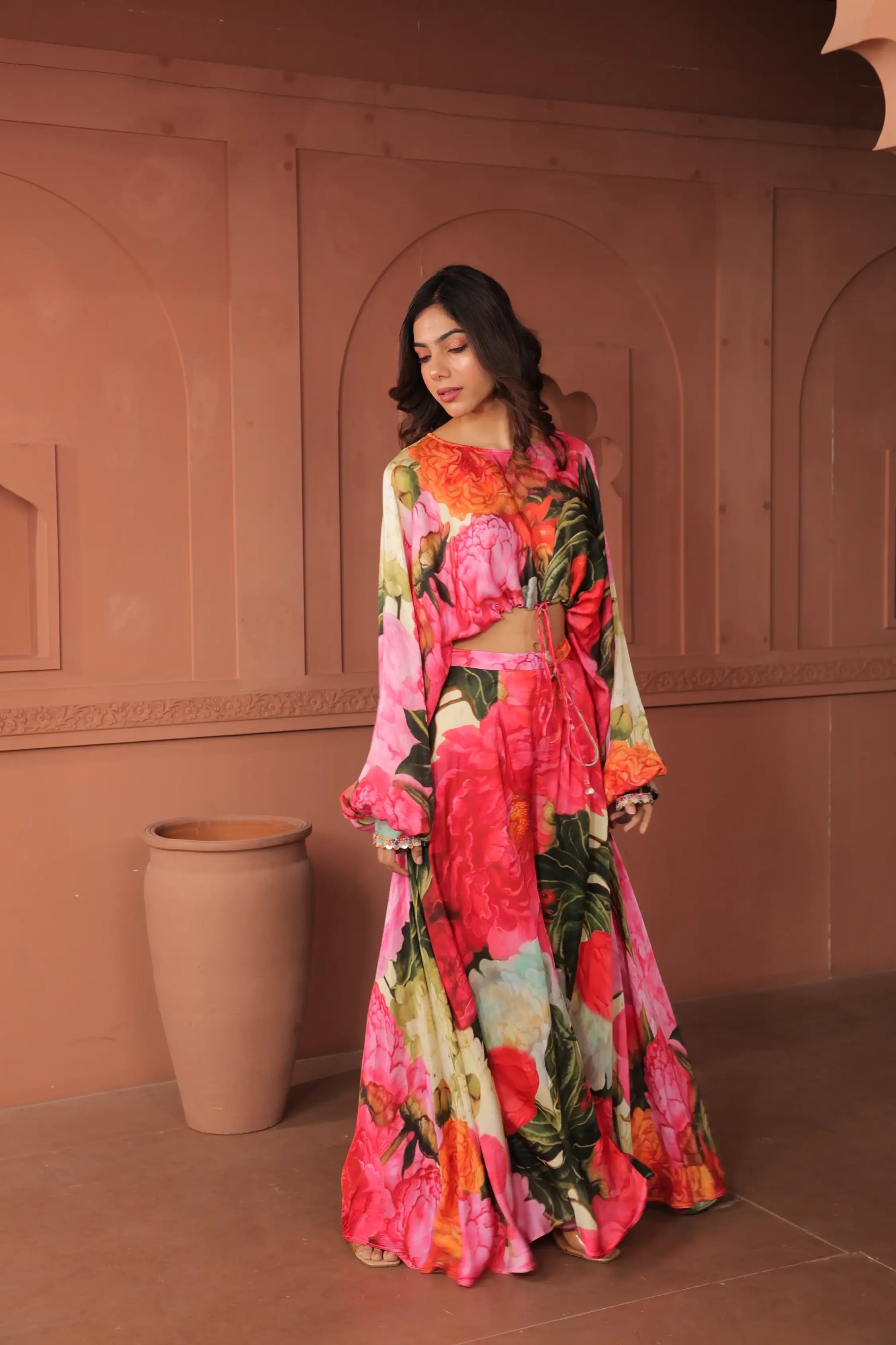 Bageecha - Slouch Crop Top with Pants