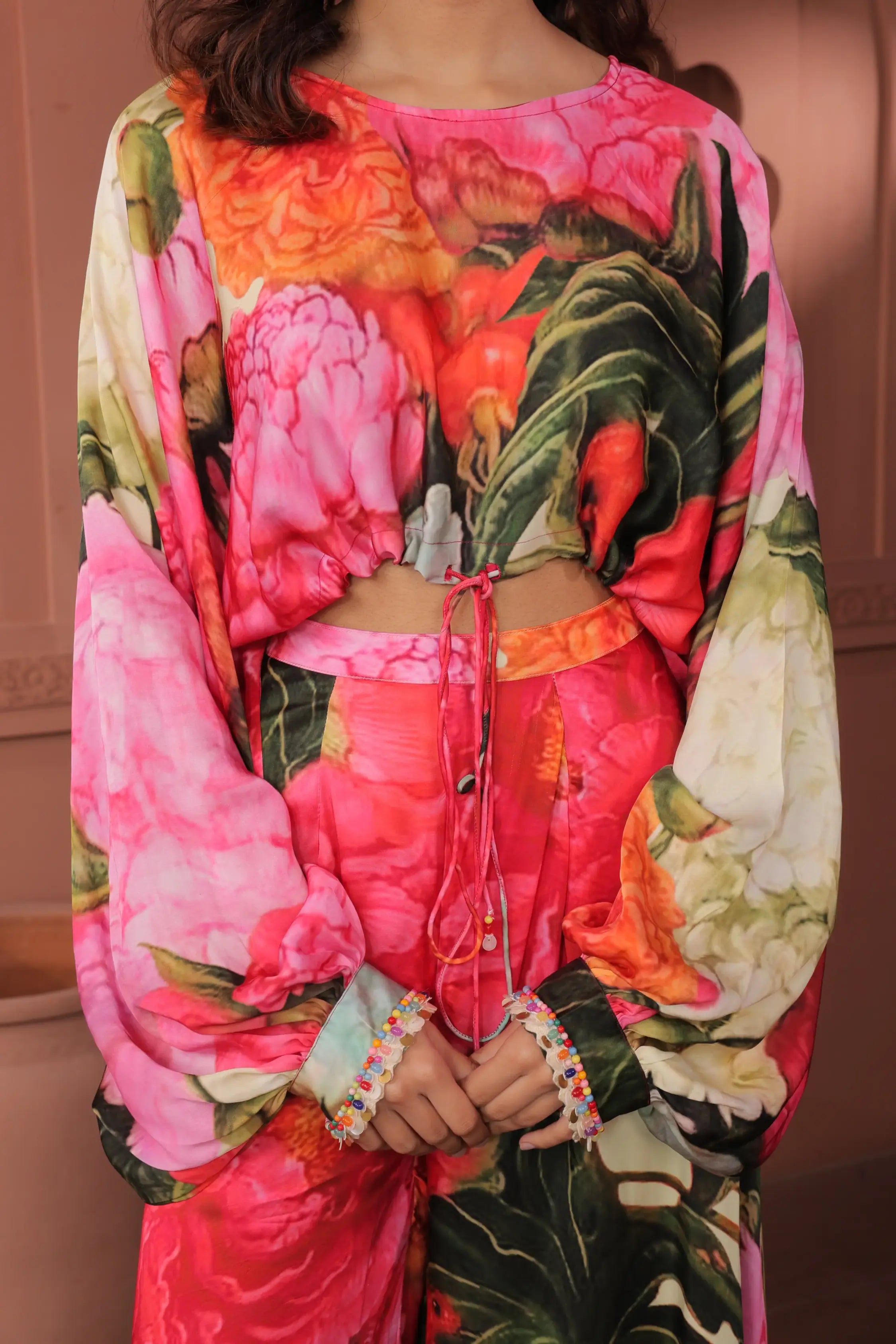 Bageecha - Slouch Crop Top with Pants