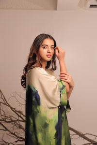 Jheel - Asymmetric Kaftan Set