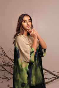 Jheel - Asymmetric Kaftan Set