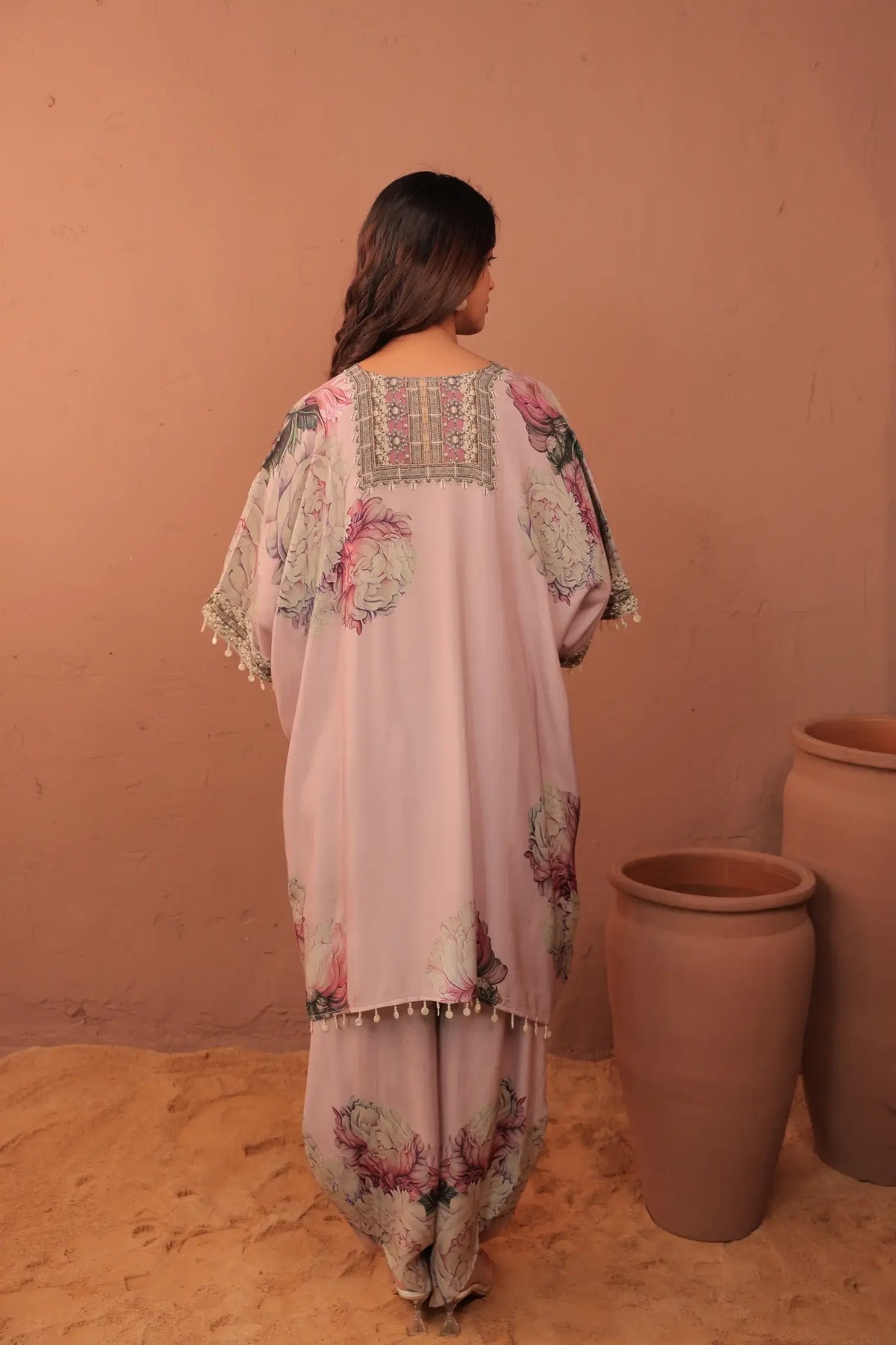 Carnation Crush - Kaftan Set