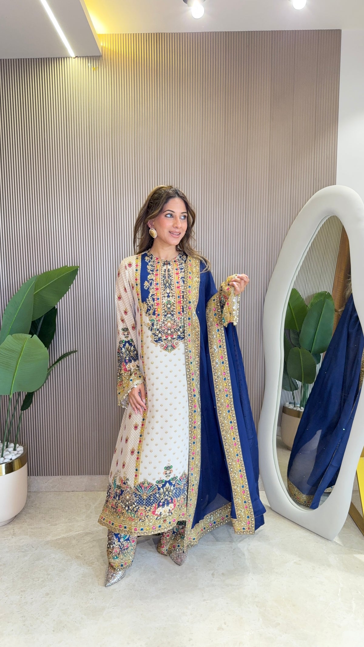 Rooh - Aline with Plazo & Dupatta