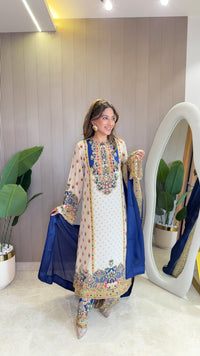 Rooh - Aline with Plazo & Dupatta