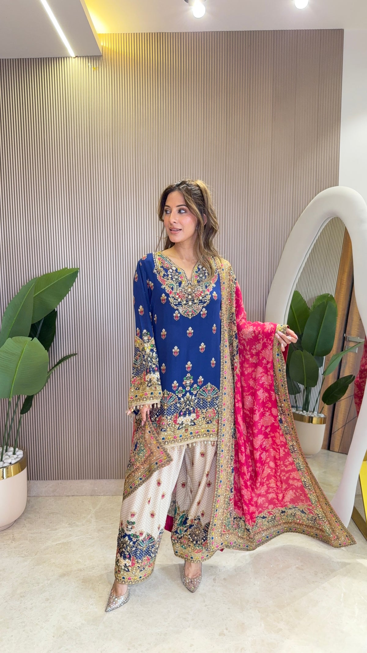 Rooh - Kurti with Farshi salwar & Dupatta