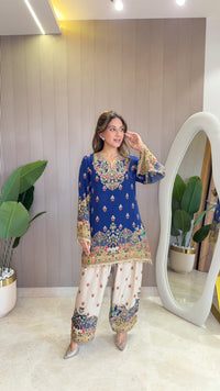 Rooh - Kurti with Farshi salwar & Dupatta