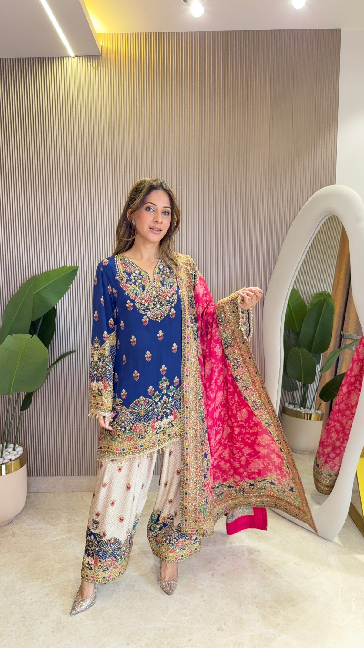 Rooh - Kurti with Farshi salwar & Dupatta