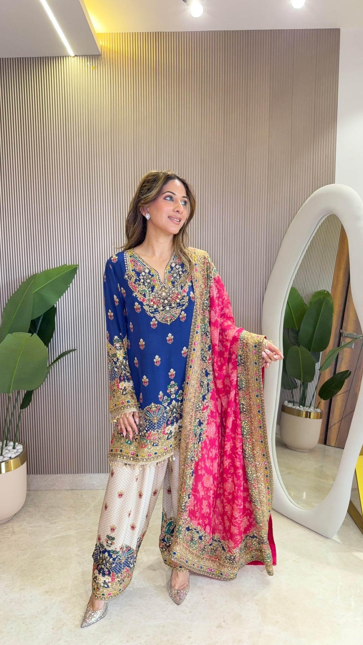 Rooh - Kurti with Farshi salwar & Dupatta