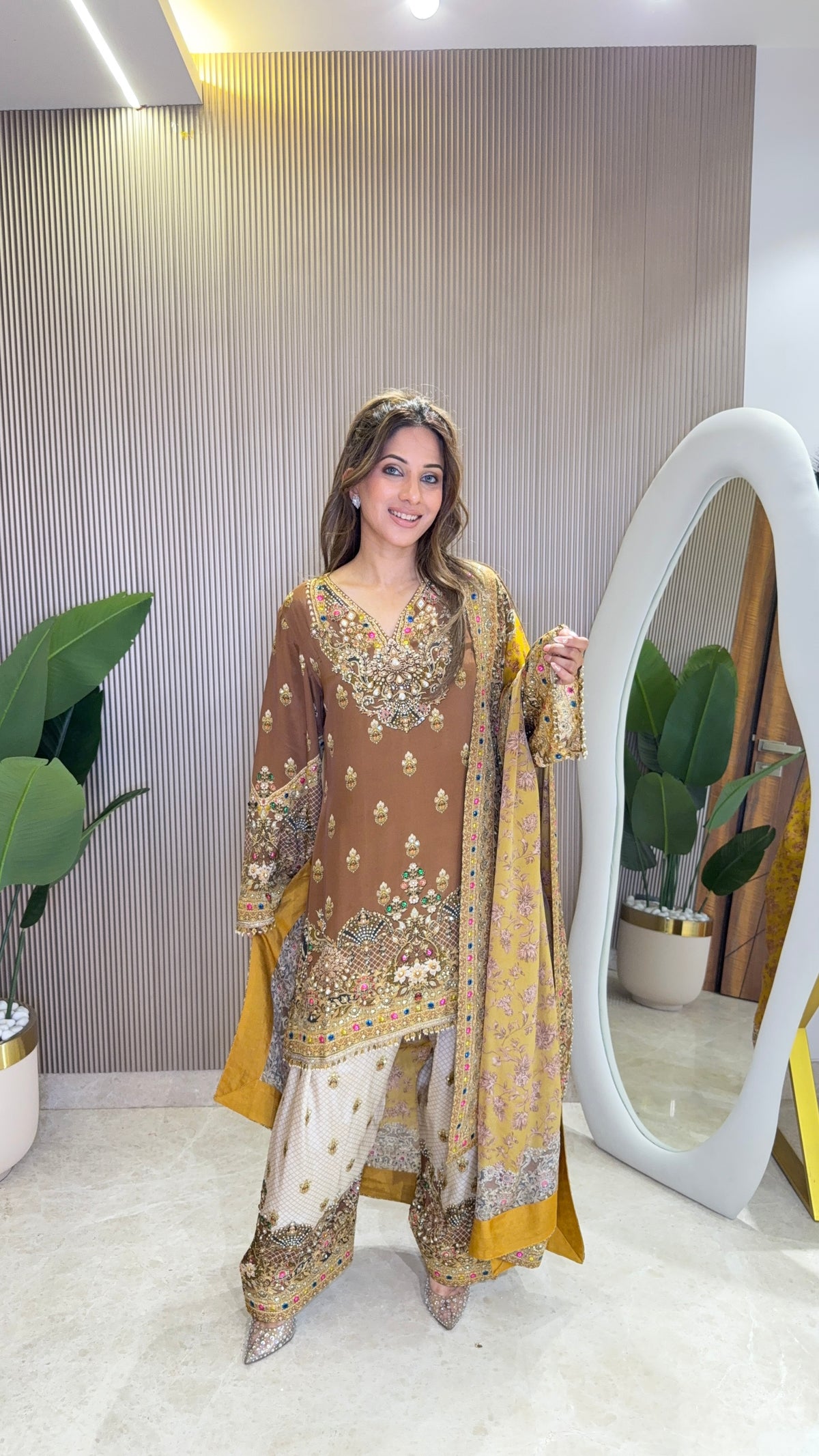 Rooh - Kurti with Farshi salwar & Dupatta