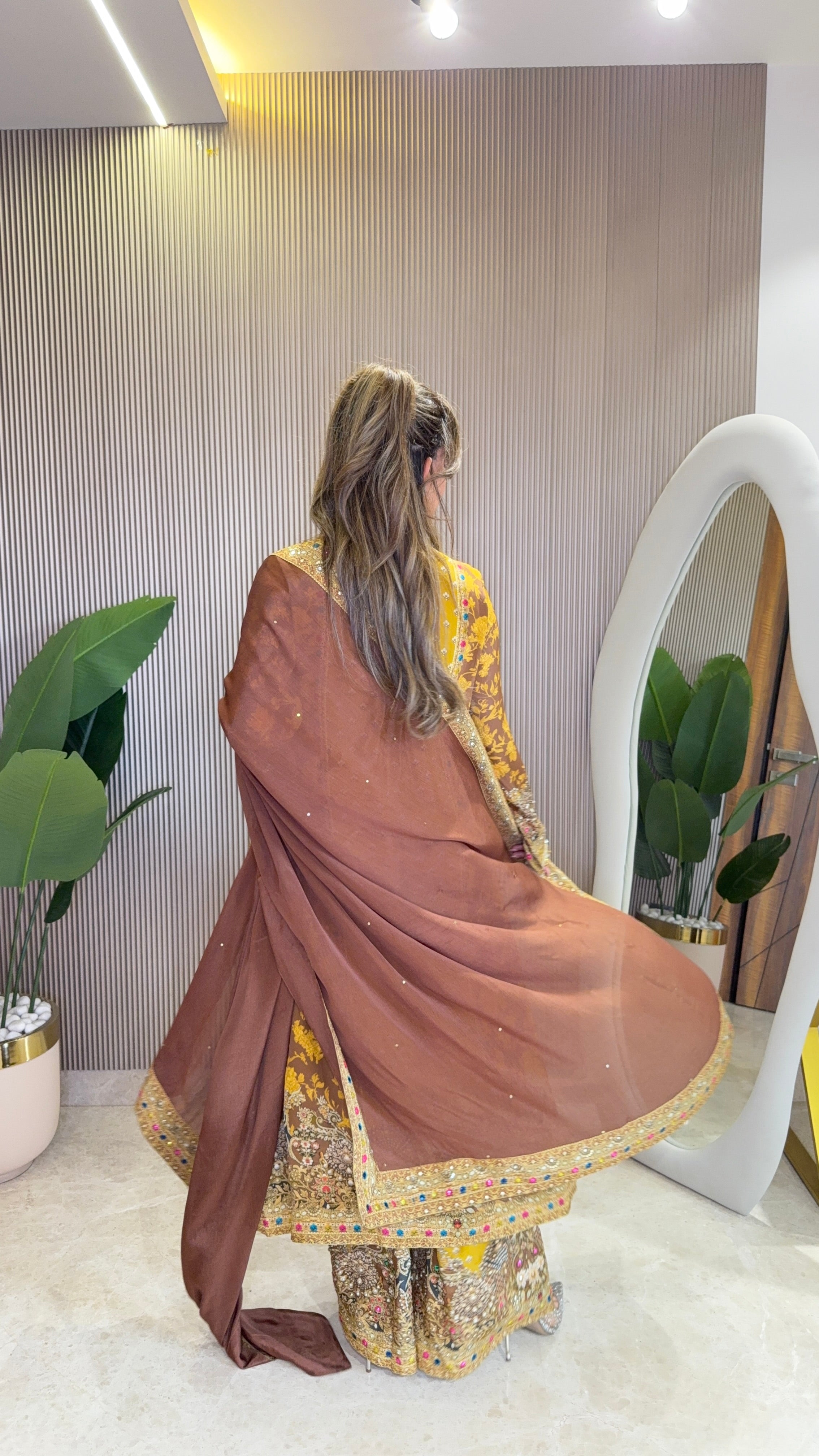 Rooh - Kurti with Farshi salwar & Dupatta