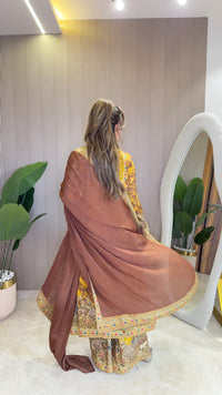 Rooh - Kurti with Farshi salwar & Dupatta