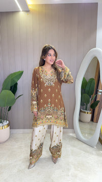 Rooh - Kurti with Farshi salwar & Dupatta