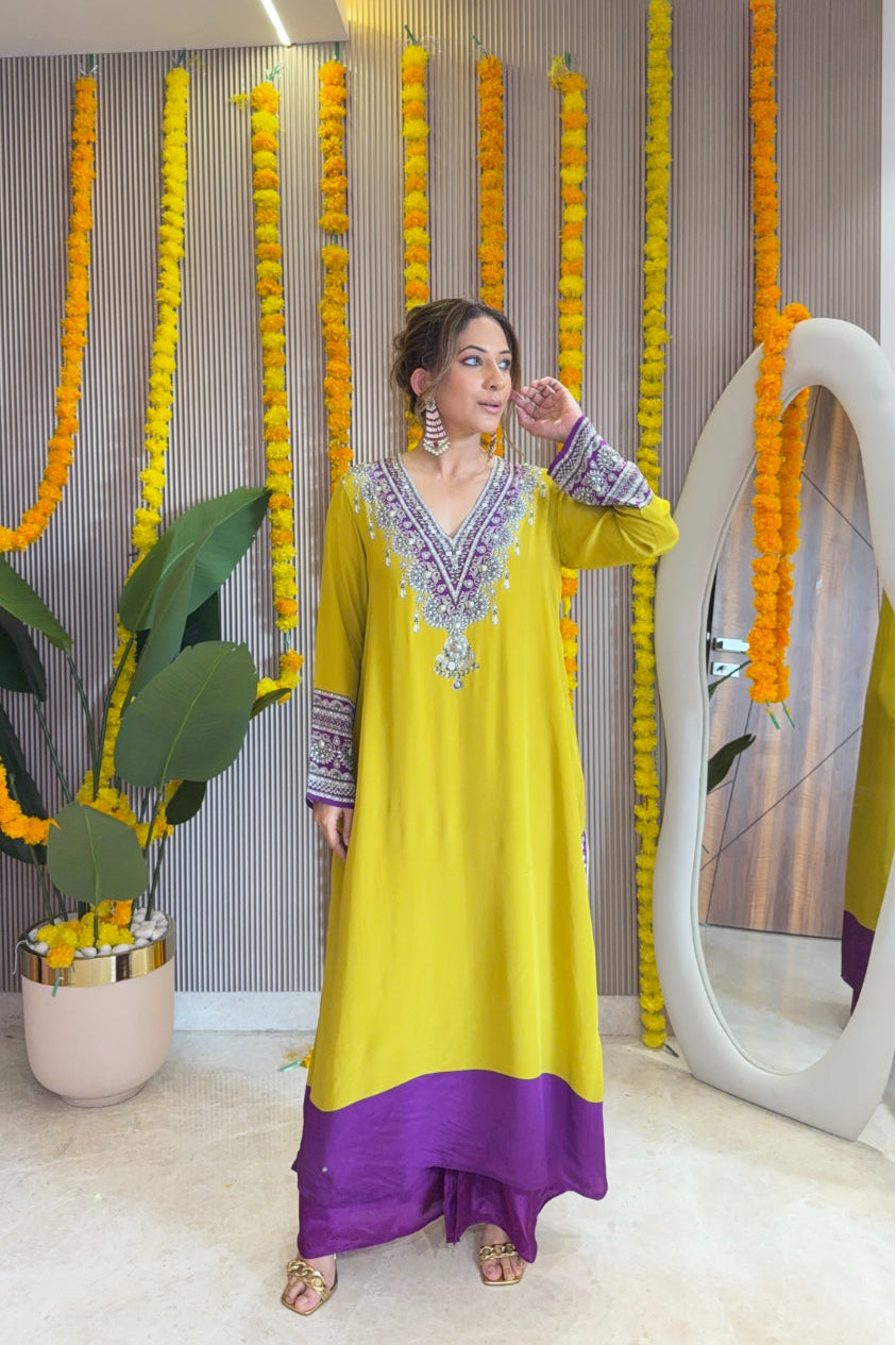 Zaira - Slit Kurta Set