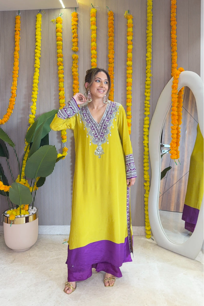Zaira - Slit Kurta Set