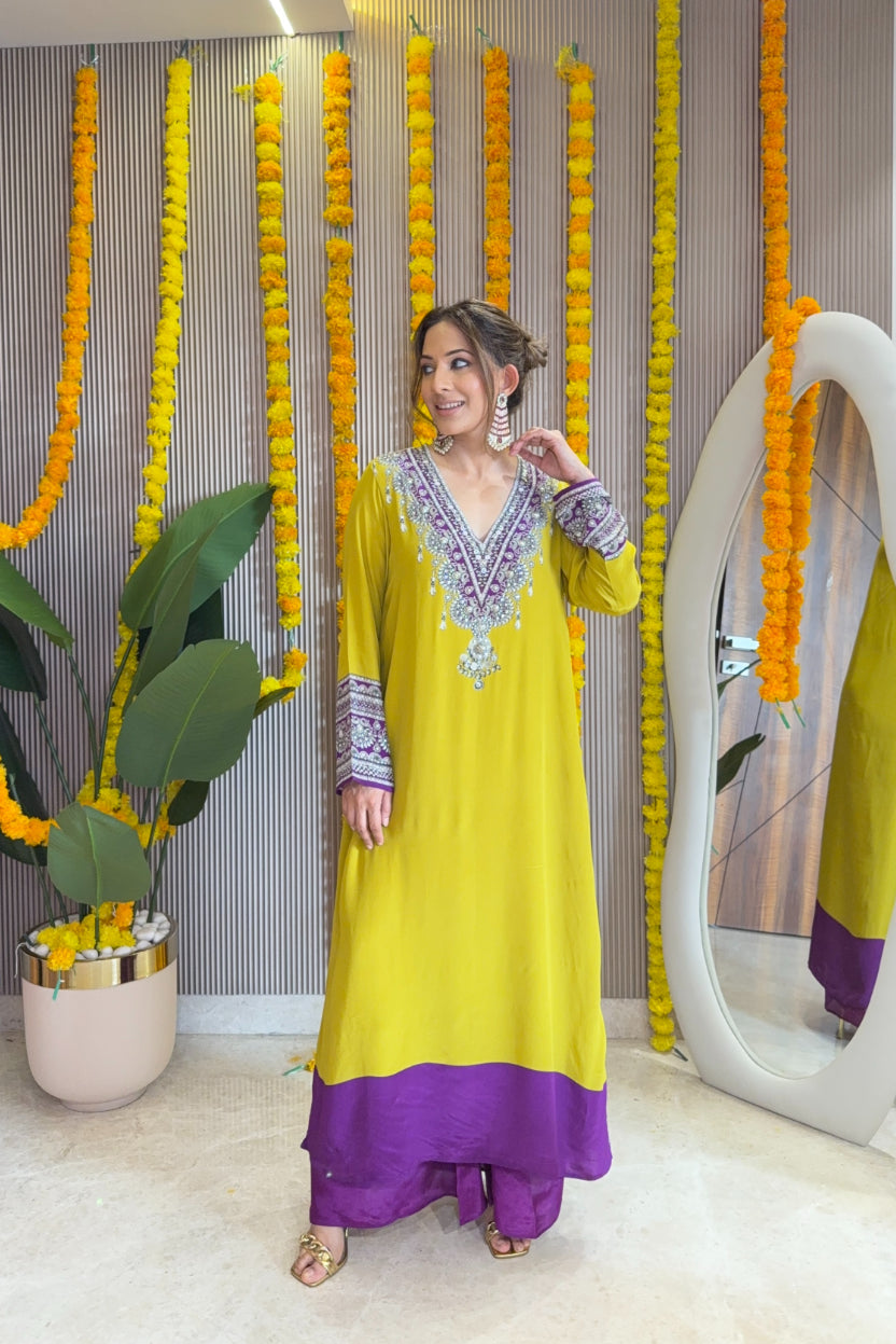 Zaira - Slit Kurta Set