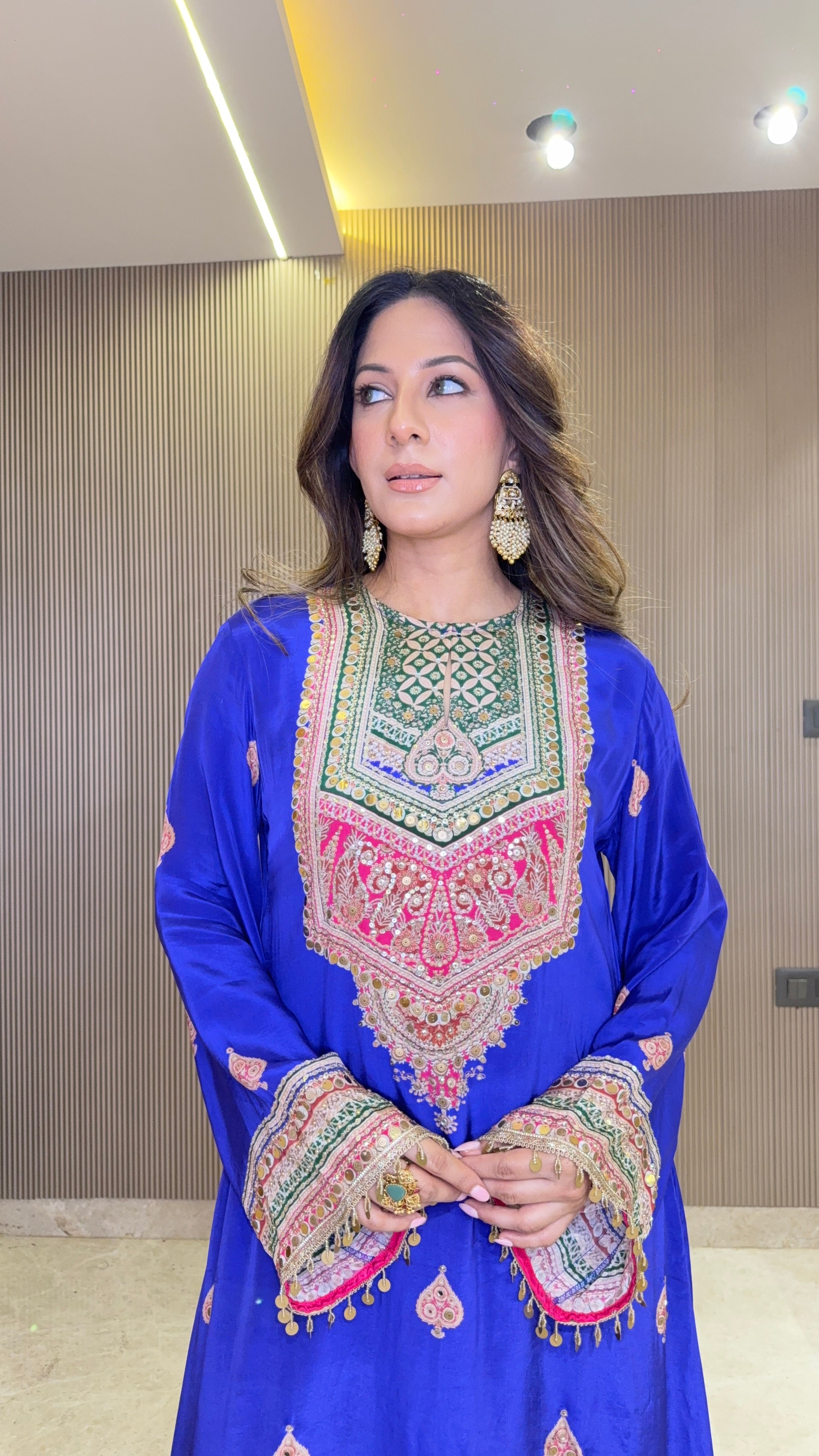 NAVRANG  A-LINE KURTA SET
