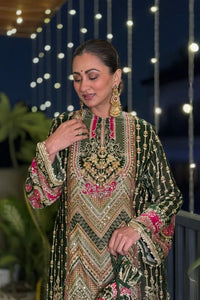 Naaz - Velvet A-Line Kurta Set