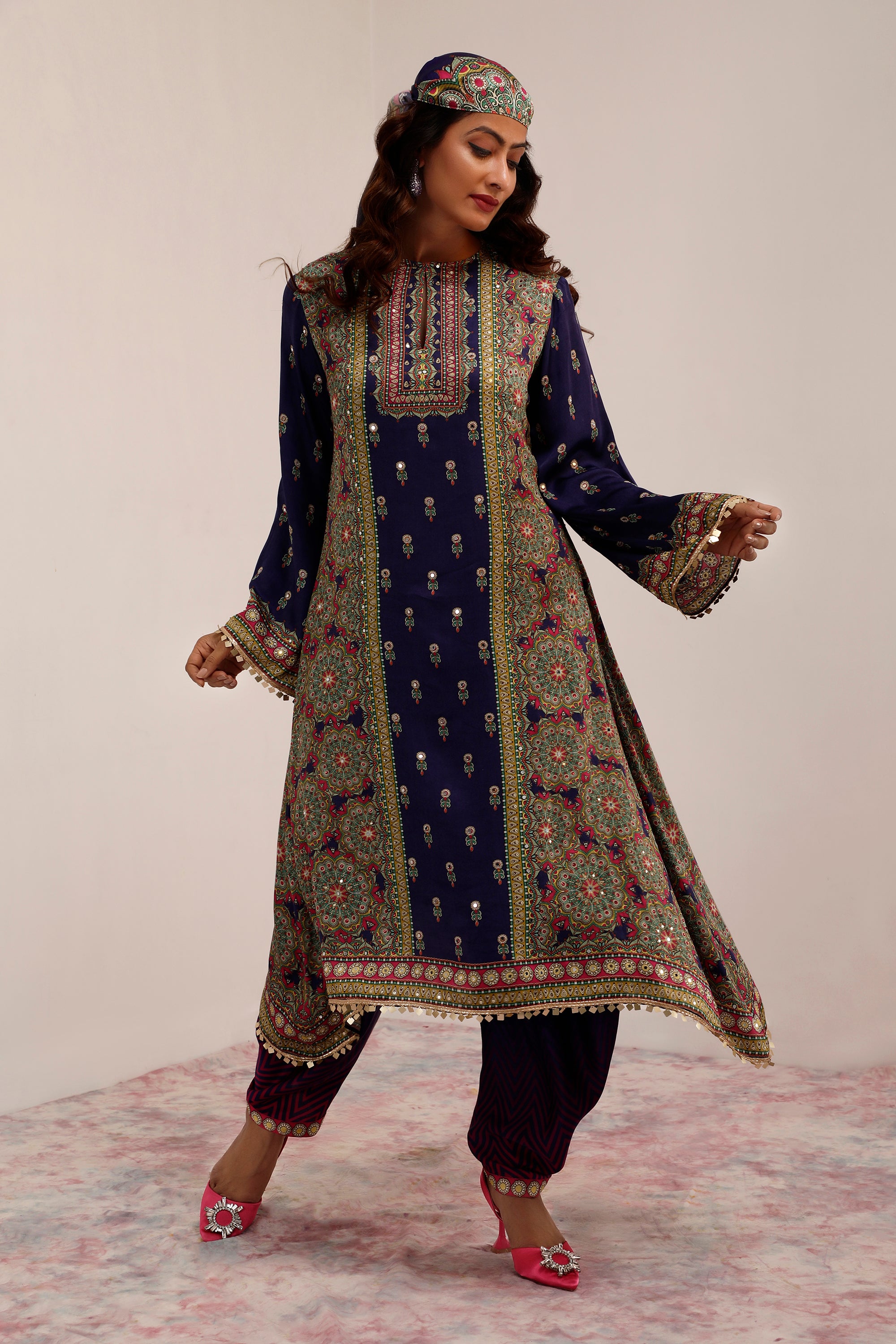 Kaashni A-Line Kurta Set