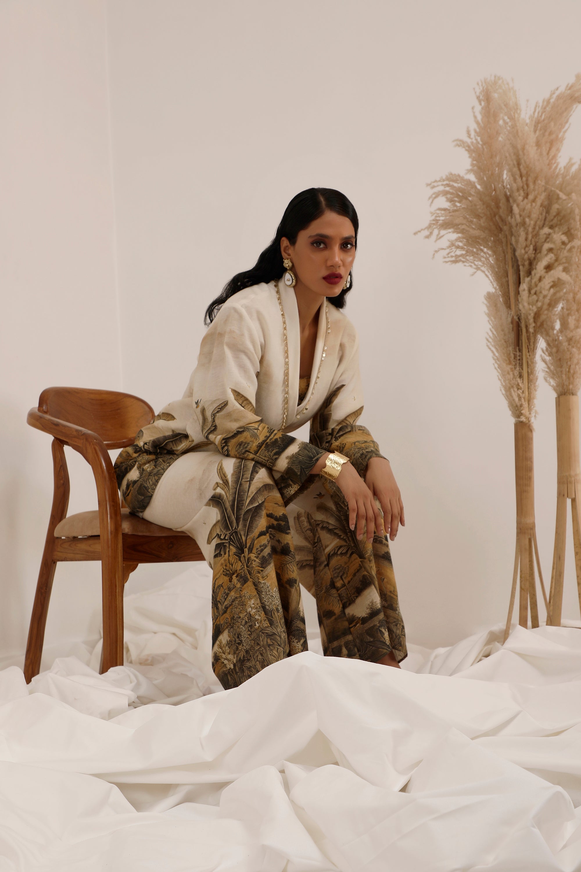 Vanya Palm - Blazer Co-ord Set