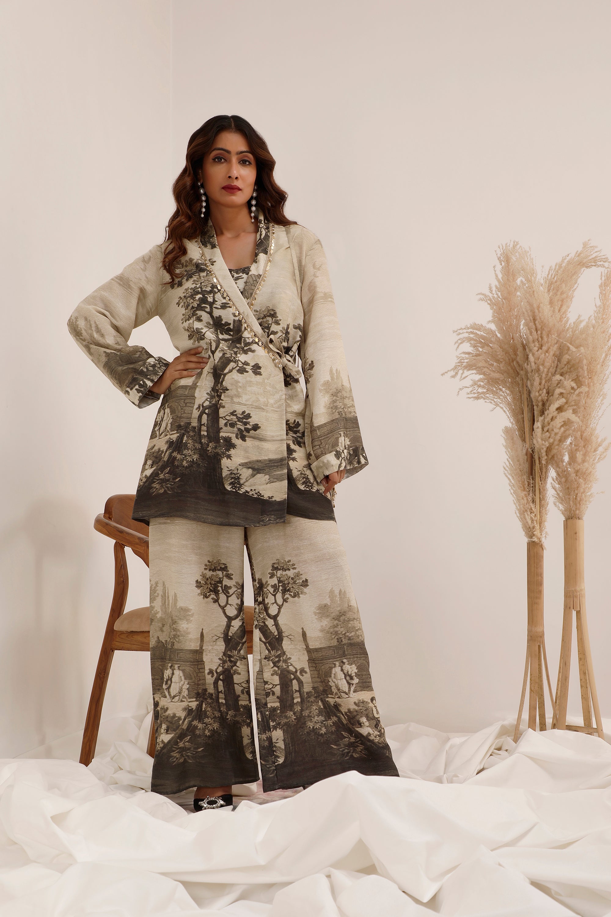 Vanya  Monochrome - Blazer Co-ord Set