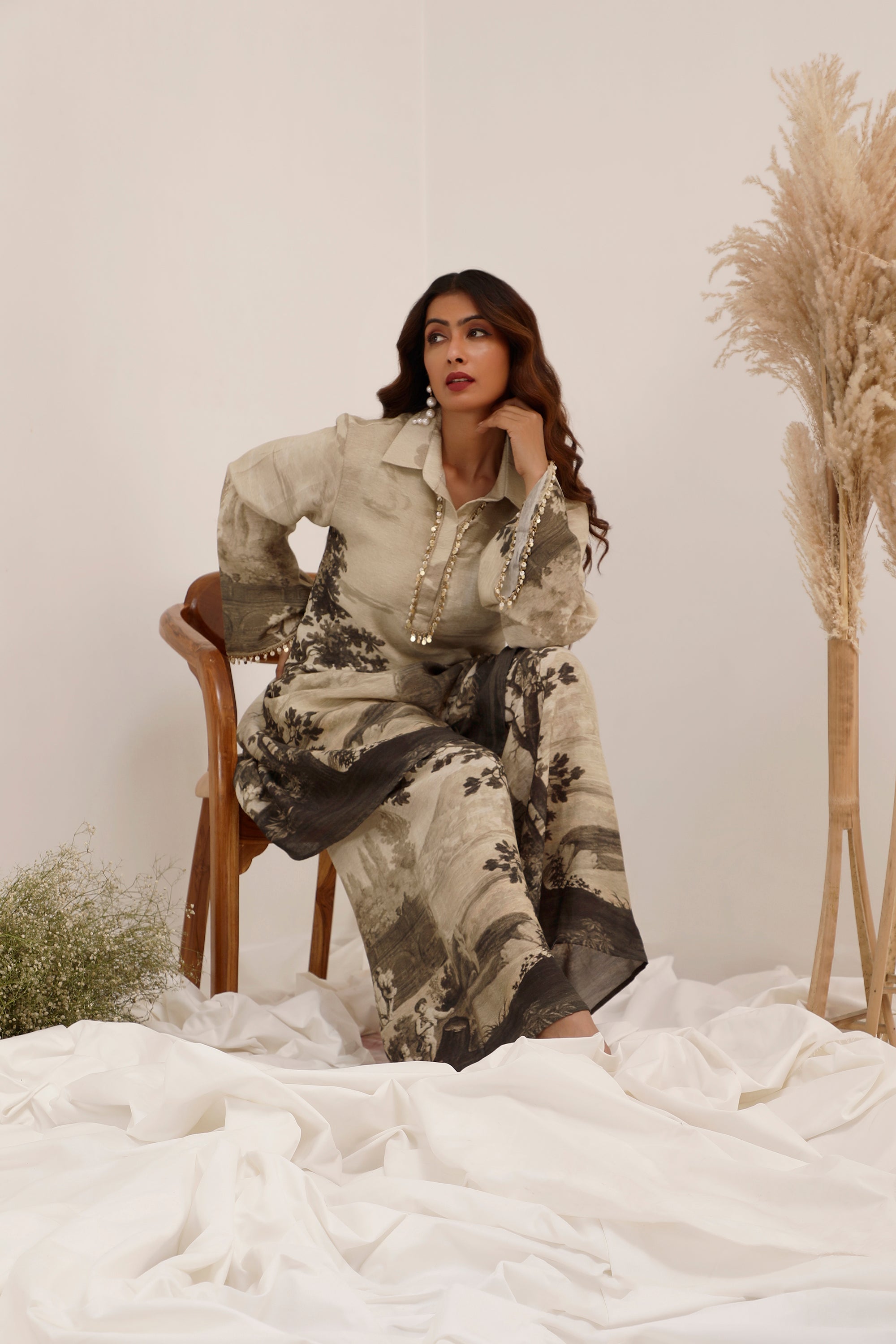 Vanya Monochrome - Tunic Set