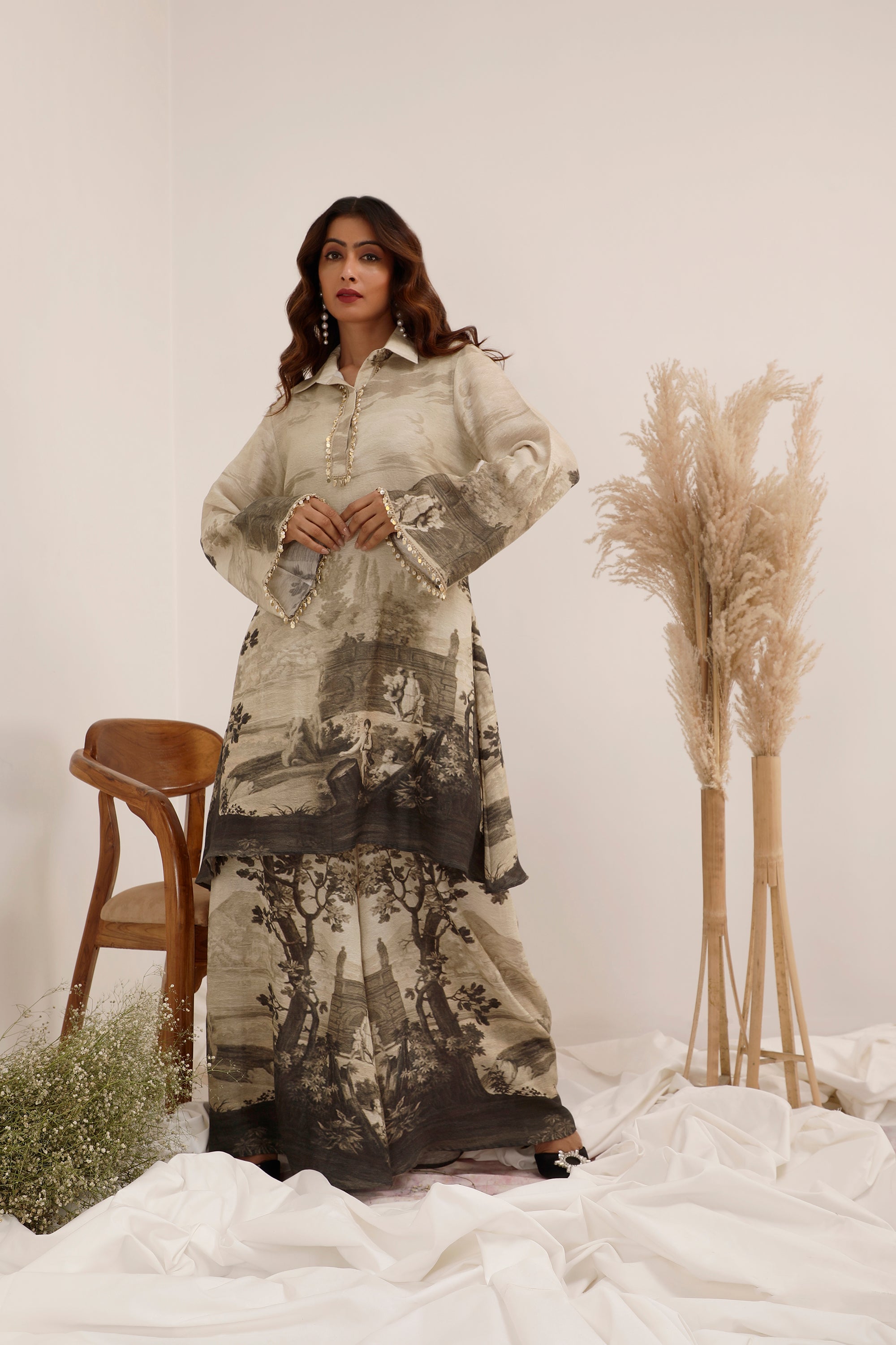 Vanya Monochrome - Tunic Set