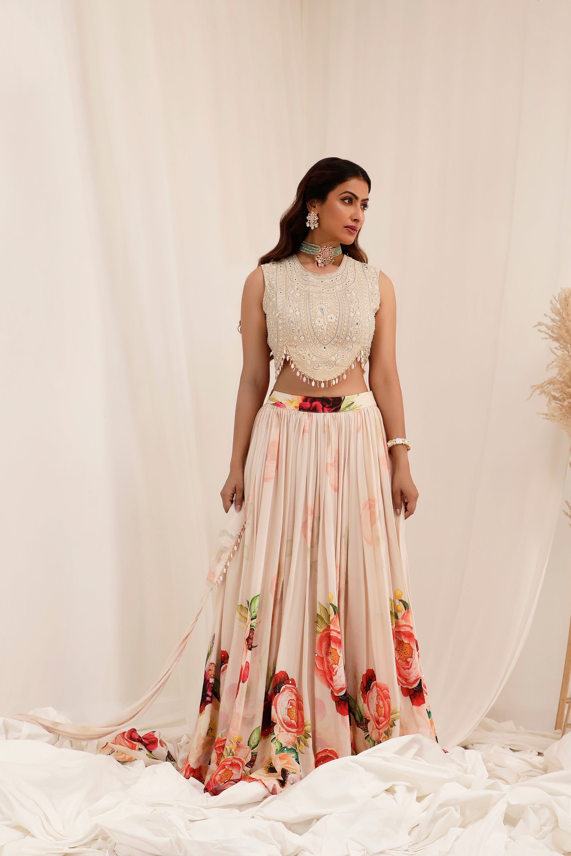 Gul Dasta Lehenga Set