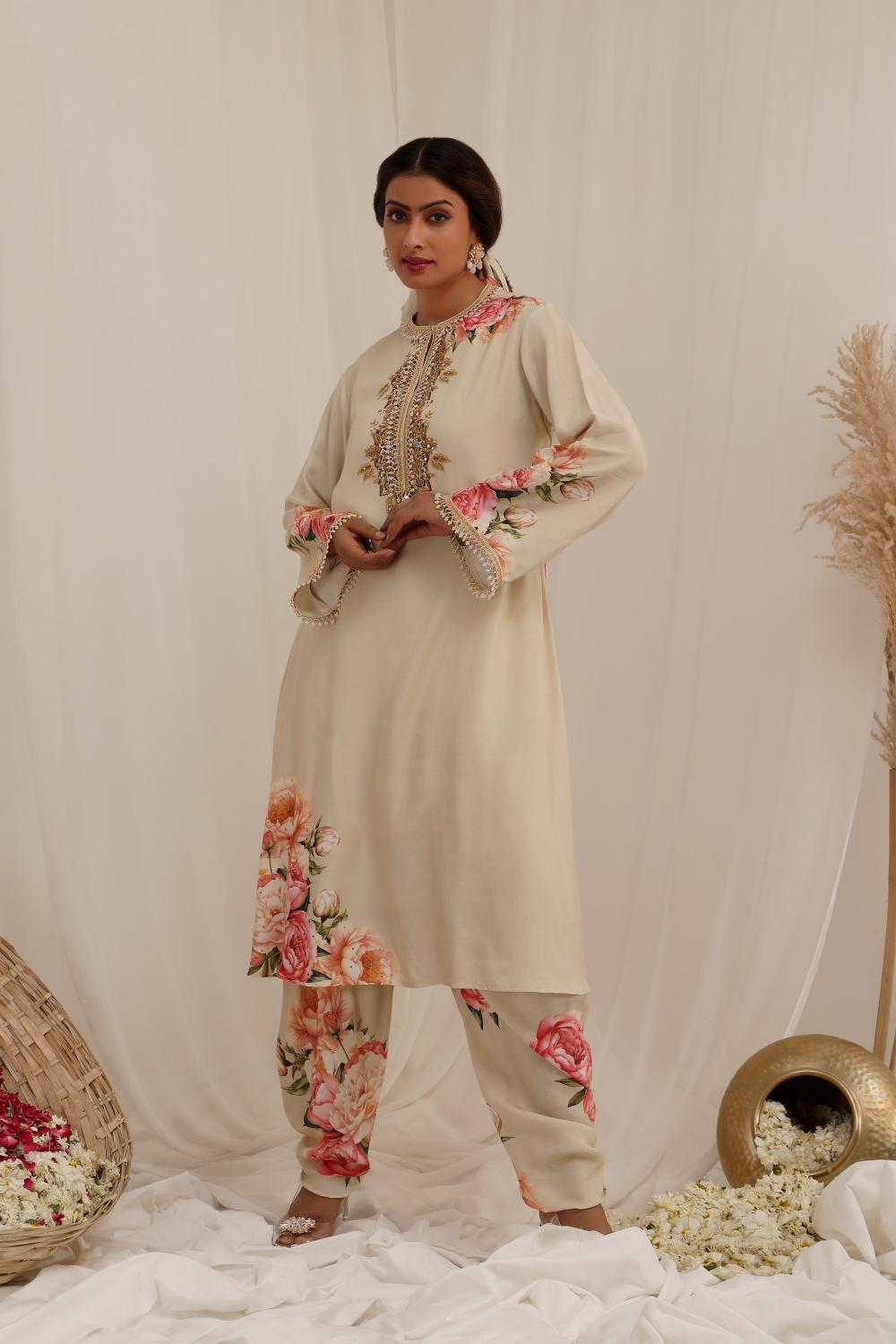 Gul Kand - A-Line Kurta Set