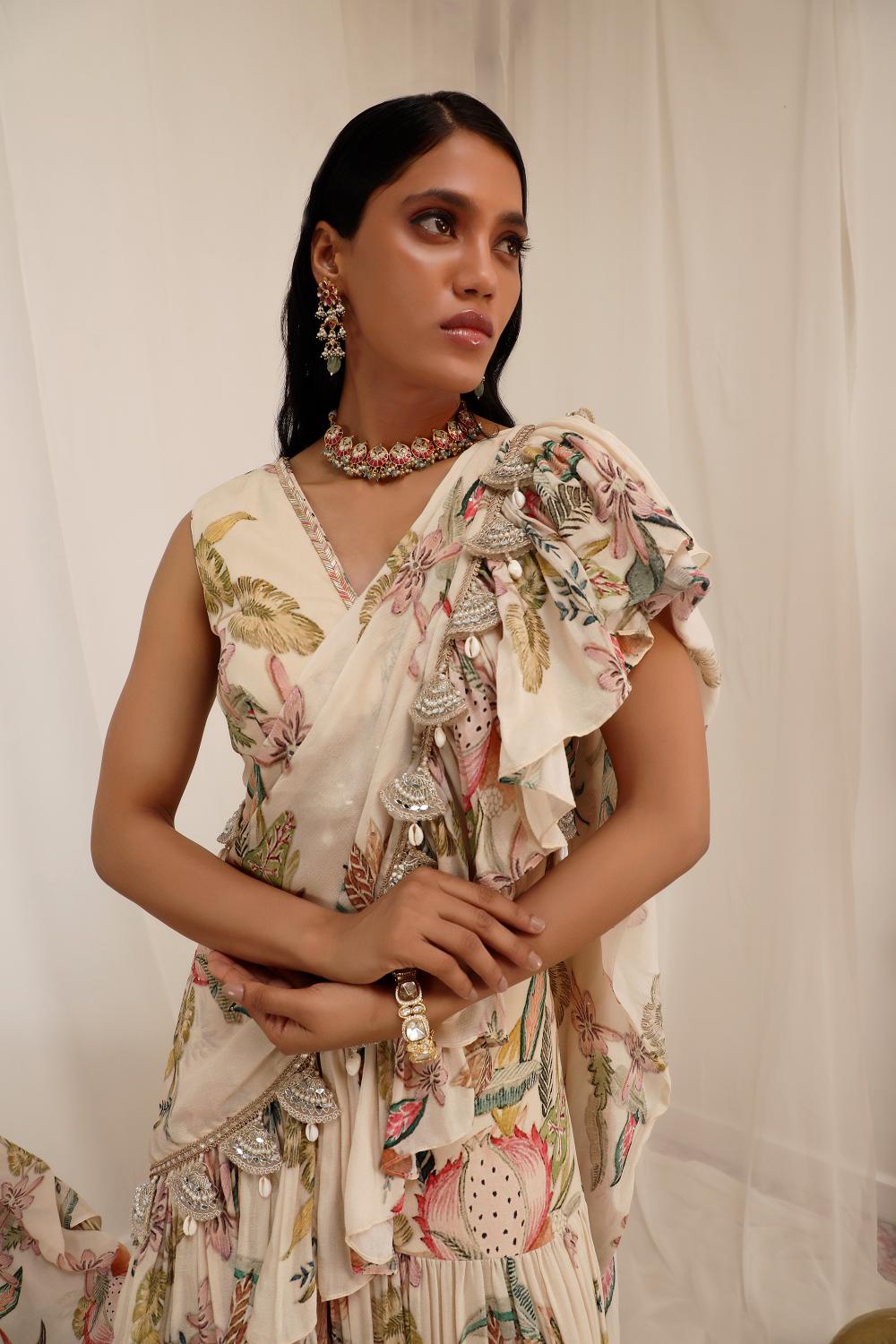 Madhaniya - Draped Saree